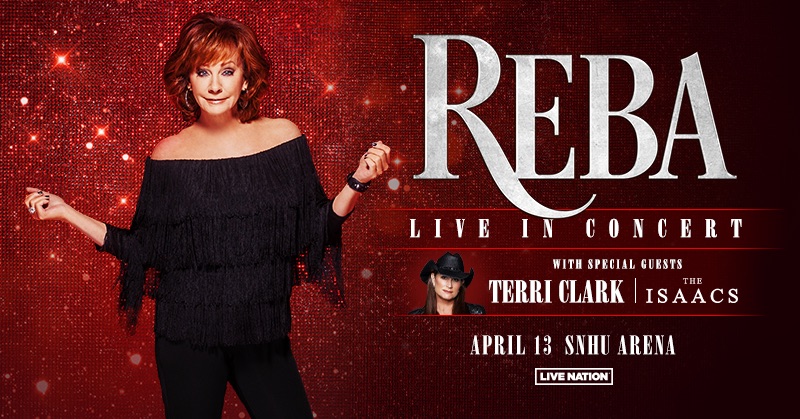 See Reba LIVE at SNHU Arena in Manchester on April 13