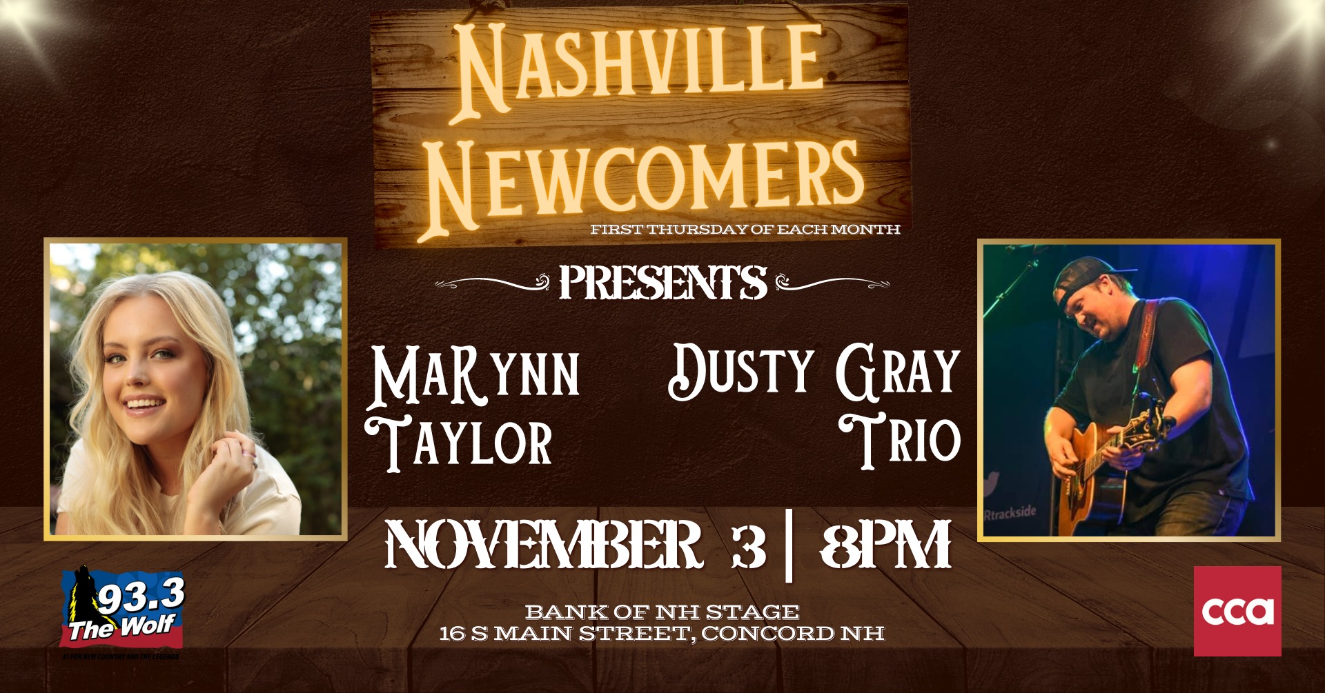 Nashville Newcomers Concert Series: MaRynn Taylor and Dustin Gray Trio