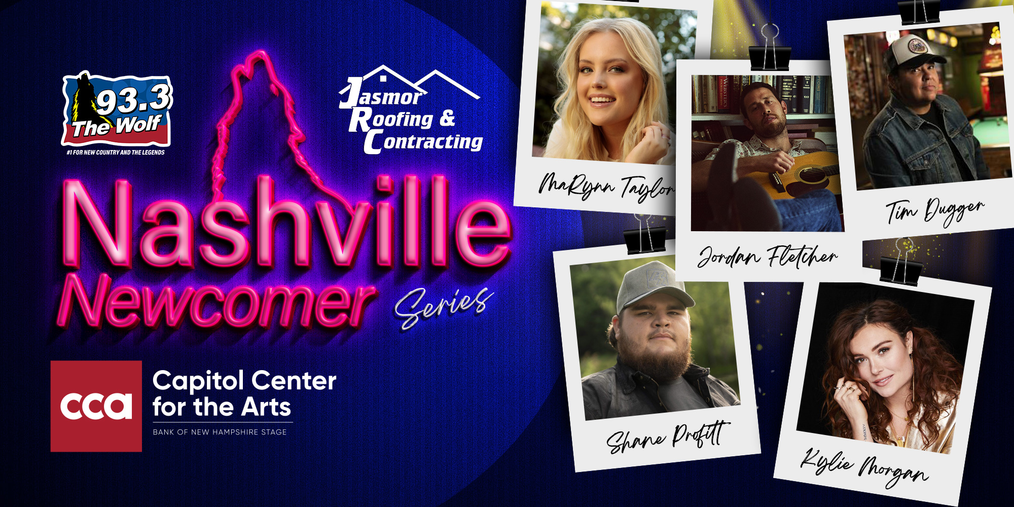 The Wolf’s Nashville Newcomers Concert Series – Full Schedule And Lineup
