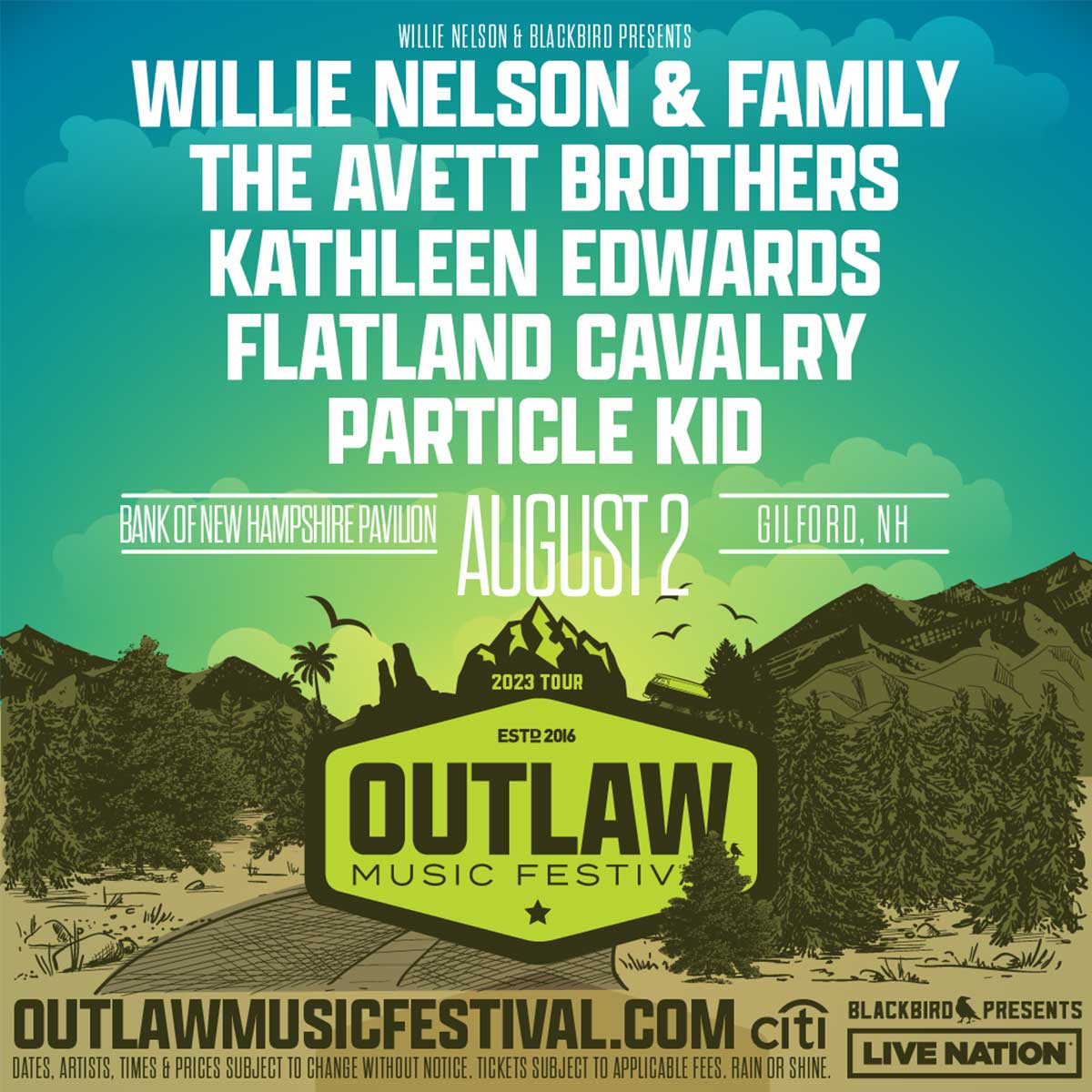 Win Tickets To The Outlaw Music Festival At BNHP