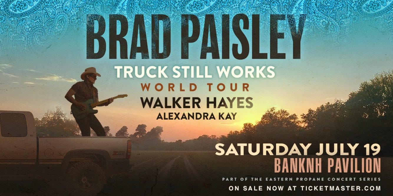 Last Chance to Win Tickets to see Brad Paisley at BankNH Pavilion!
