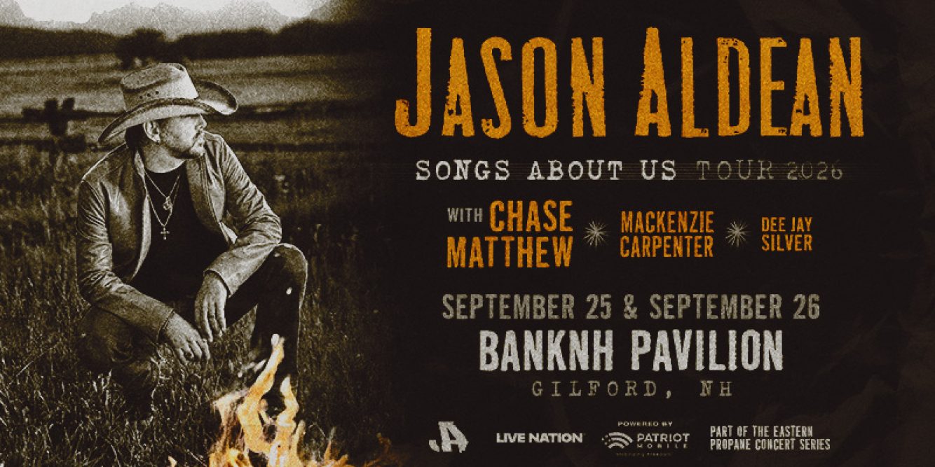 Win Tickets To Jason Aldean At The BankNH Pavilion!